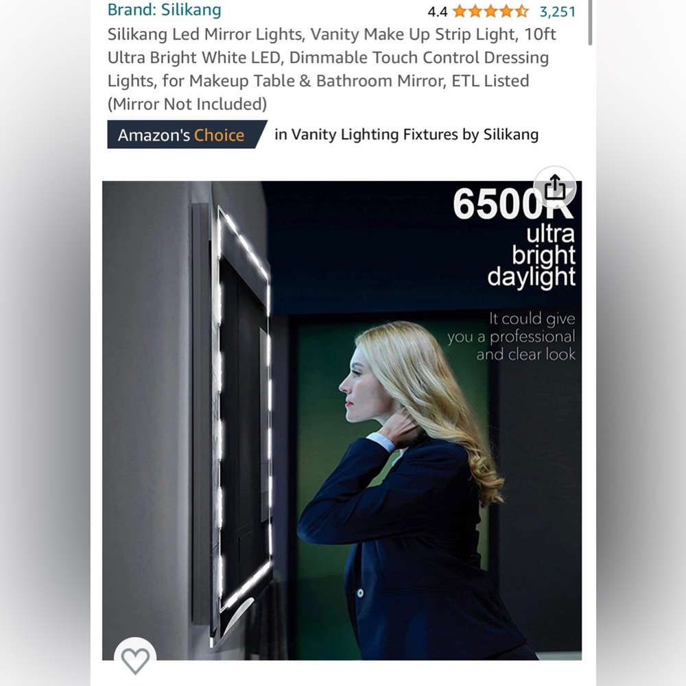 Vanity string lites